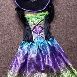 GIRLS WITCHES HALLOWEEN/PARTY OUTFIT 
(DRESS & HAT) ... AGE 5-6 
ANY QUESTIONS PLEASE ASK 
(PLEASE SEE MY OTHER ITEMS FOR SALE)
COLLECT FROM MIDDLESBROUGH