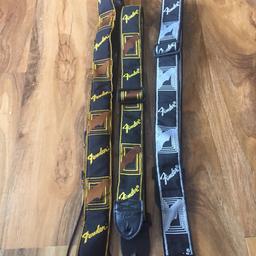 3 fender guitar straps all in very nice condition can £15 for the 3  no offers will post for £5