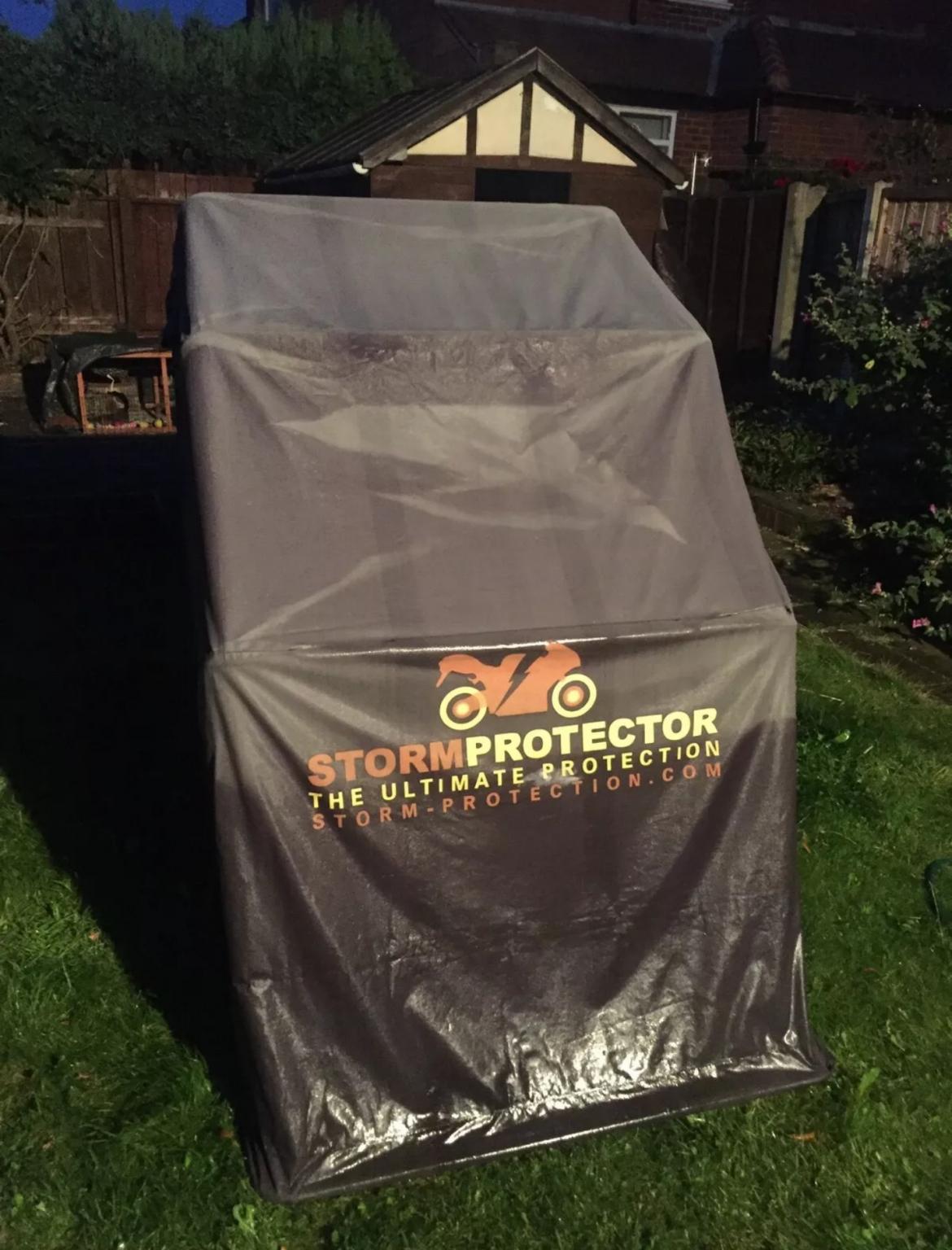 Storm protector top motorbike cover