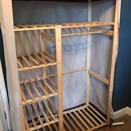 Argos cotton wardrobe, easy to assemble collection only from Battersea SW11, cash only