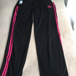 Lonsdale Ladies Black sport trousers size 10 with tags, two front pockets & one back pocket,  New , quality gear, i am in Deal but can post for £4 recorded, No Time Wasters! Take a look at my other items