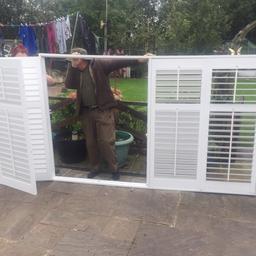 Will fit a window 2.45m x 1.45m and under. 
Excellent condition and never been on windows.