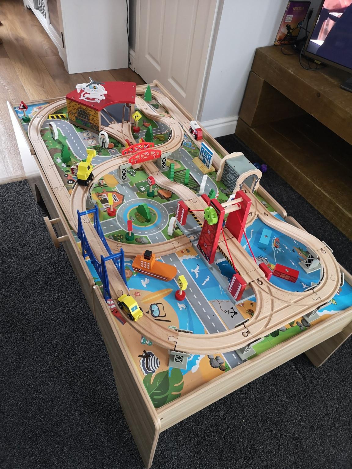 Squirrel play cheap wooden train set