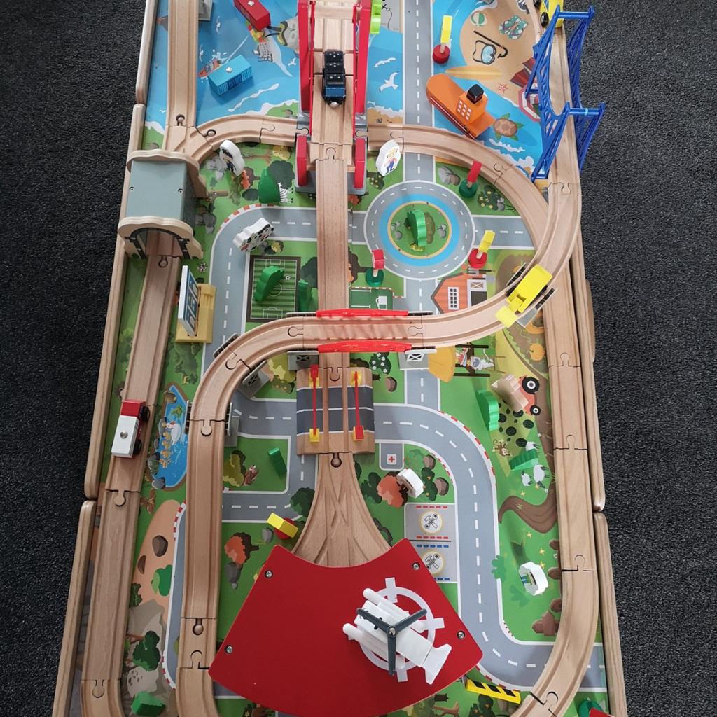 Squirrel Play 100 piece wooden train set in S12 Sheffield for 50.00 for sale Shpock