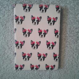 New Look French Bulldog design Tablet Case
One Size
Never Used, in good condition 
Was £15