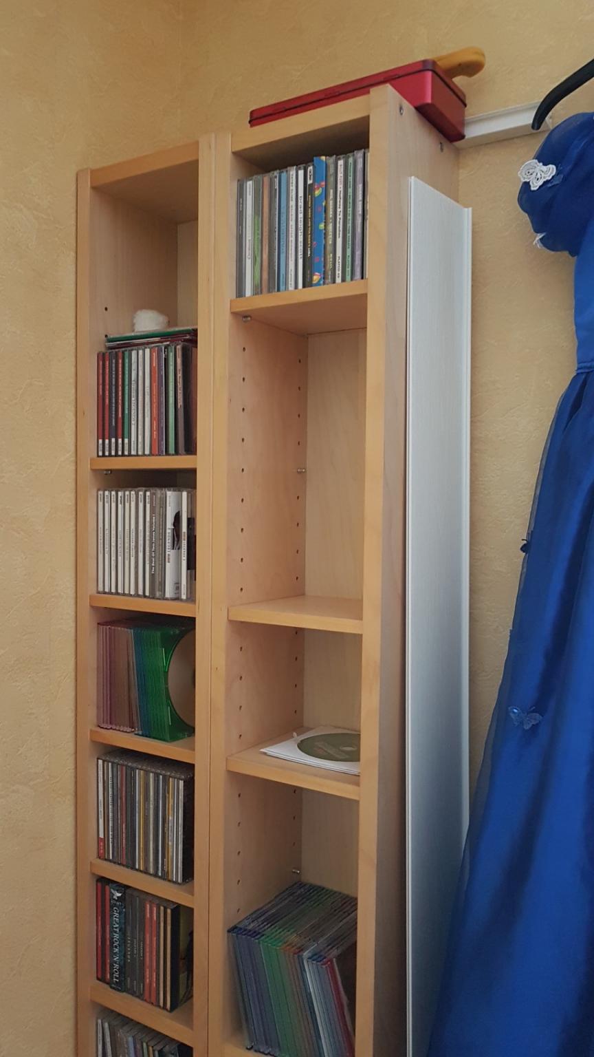 2 IKEA GNEDBY bookcase/CD/DVD storage in B80 Redditch for £10.00 for
