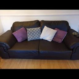 Good condition 3 and 2 seater sofas £100 
Table and chairs £40