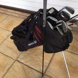 M2i maxima men’s golf clubs vgc. Full set with bag and trolley