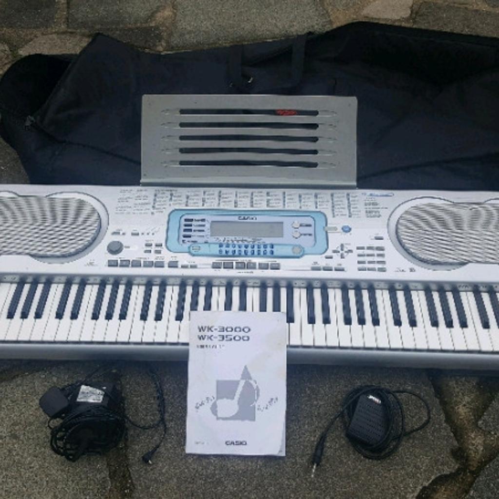 Casio wk hotsell 3000 manual