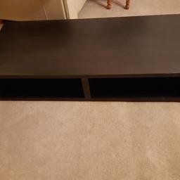 ikea unit black brown with adjustable feet. Good condition . collection only