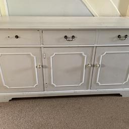 Could do with a paint and one new handle solid wood very heavy collection only Barton Seagrave £30