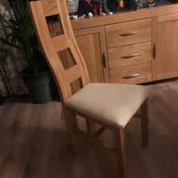 Wave Natural Solid Oak and Plain Fabric Dining Chair

Dimensions: (W) 42CM x (H) 106CM x (D) 42CM
Finish: Wave Back Natural Oak

£50 EACH
