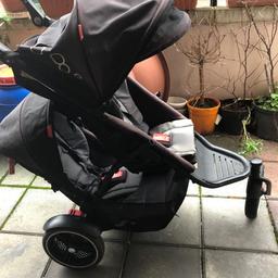 Great working condition. Adjustable seats. Rain cover included.
Selling this cheap as the shopping basket is detached as seen in the 3rd picture but it didn't affect it usage. Also when it is folded the lock is broken you can still fold it but not lock it.
I can drop off locally 
Collection from west Kensington w14
Thank you