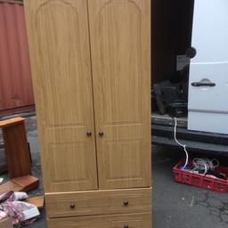 Double wardrobe has a couple mark due to be moved into storage can deliver