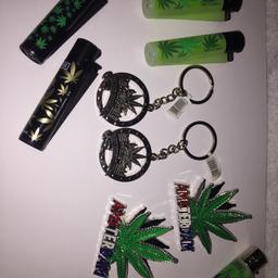 Brand New 

Lighters x5 
Key rings x2 
Magnets x2 

£2 each
