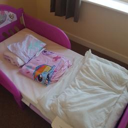 for sale toddler bed used mattress two bottom covers and two duvet cover s and pillow plus quilt buyer dismantled s  £35 ono