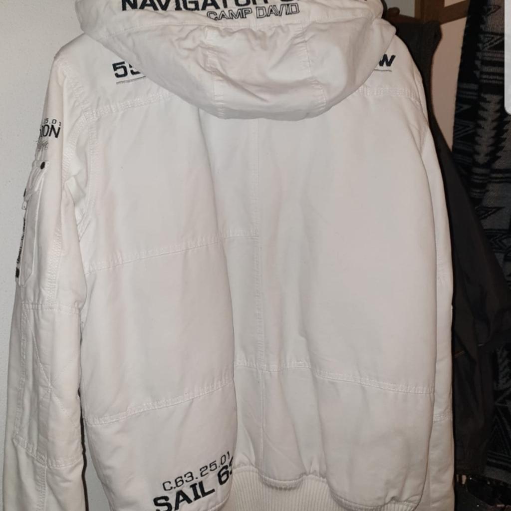 camp david winterjacke herren weiß