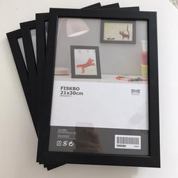 4 Stück Bilderrahmen FISKBO von Ikea zu verkaufen à 5€