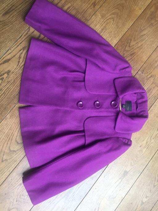 Buy & Sell Hertfordshire Hertsmere - Photos for Next girls purple wool mix jacket age 7-8 y