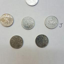 to collect EACH for £3
 for all 6 Coins £15.

to post each £3.89
for all 6 Coins  £17 

more collectable coins available.