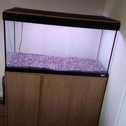 Fluval fish tank 200l
Comes with stand filter bricks treatments and loads of bits and bobs 110 ono but I am open to offers last time I'm changing price bargain at that price