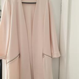 Wallis zip detail Jacket

Light pink
Size - 10

New Condition - only worn twice for a couple of hours

Collection Only