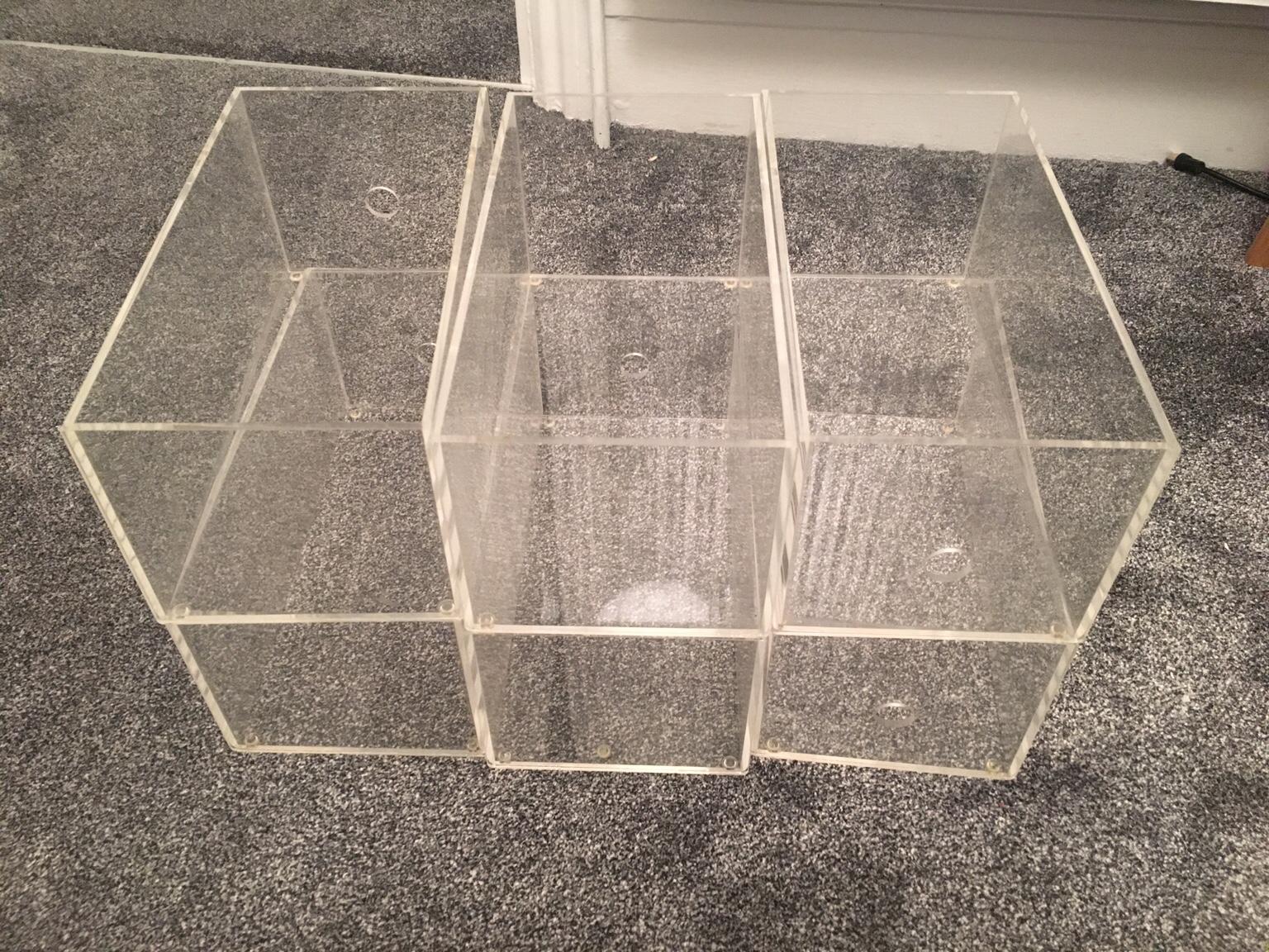 6 x Muji Stackable Acrylic CD Storage Boxes in N1 Islington für 5,00