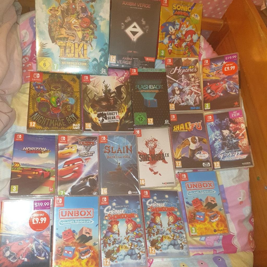 NINTENDO SWITCH GAMES ALL NEW in BD9 Bradford für £ 300,00 zum Verkauf