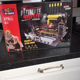 Hear for sale is Lego wrestlers brand new never been opened seen this today still priced at 18 pound collection only please