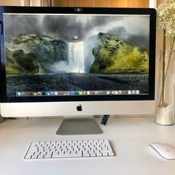 Verkaufe meinen (fast unbenutzten) Apple iMac 27” aus dem Jahr 2017.

Der Zustand ist dementsprechend wie Neu.

-27" Retina 5K Display
-Quad‐Core Intel Core i5 Prozessor der 7. Generation
-1TB Fusion Drive
-8GB RAM

Inkl. Ovp, Magic Mouse 2 und Magic Keyboard.

Mehr Bilder auf Wunsch.

Versand trägt Käufer.