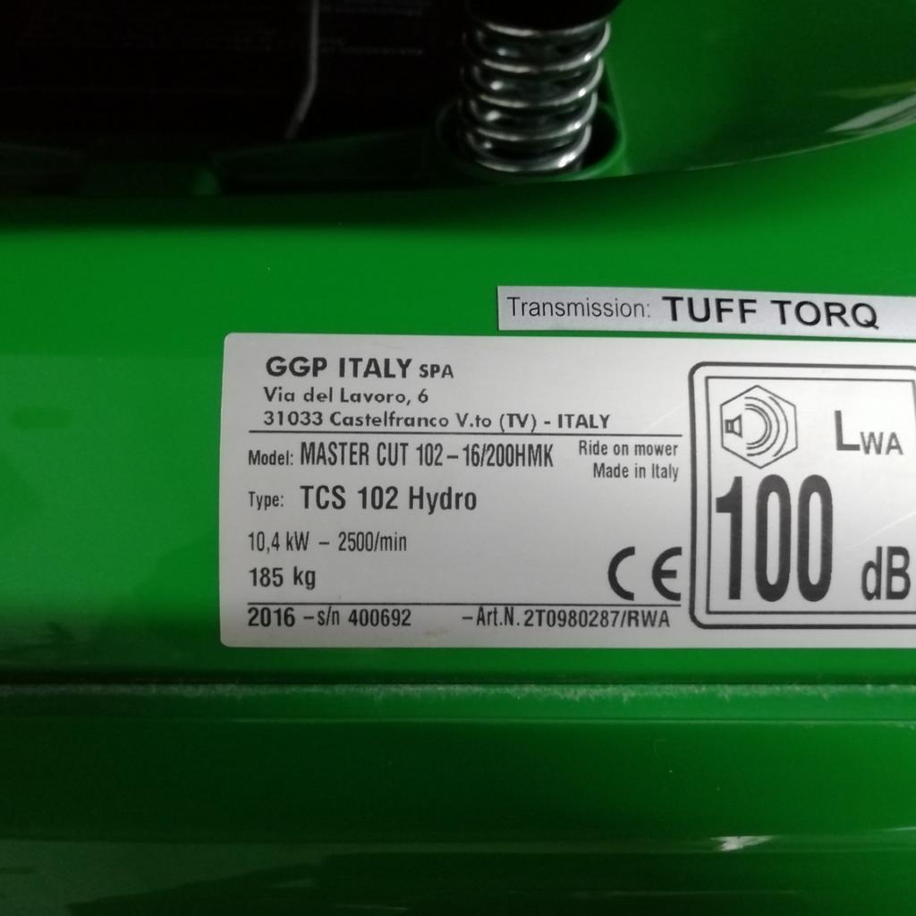 Rasentraktor Okay Master Cut 102-16 Schneesch in 7551 Rohr im ...