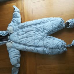 9 months Timberland padded Snowsuit winter coat with booties and mittens