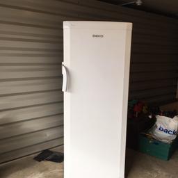 Fully working upright full length fridge. Been used but in great condition.