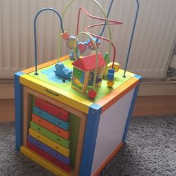 Baby toddler activity play cube - well loved but still lots of play in it. 
collection only