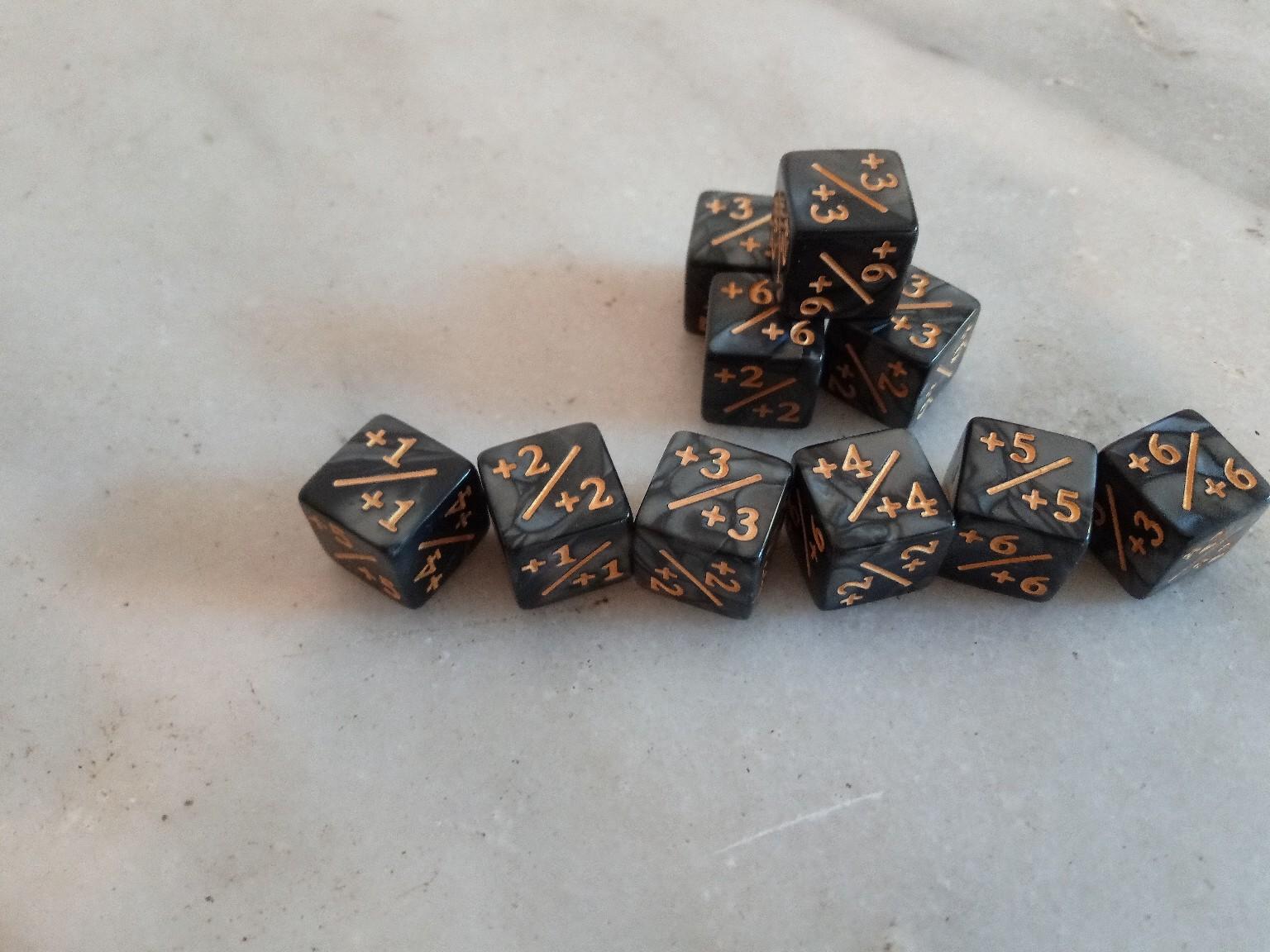 Magic The Gathering Zählerwürfel 48 Stück MTG Würfel Set - Magic The Gathering Zubehör Würfel Set 48-tlg
