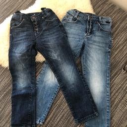 2 stk. coole Jeans für Jungs in der Größe 110 
Selten getragen daher in sehr gutem Zustand!