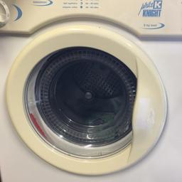 Small tumble dryer , perfect working condition. 
Takes a large load of clothes but only takes little space