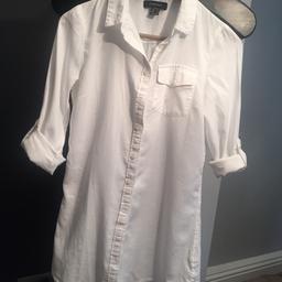 White Shirt Dress. Size 6. Collection only WV12 area.