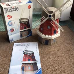 Beautiful 3D 216 piece puzzle - all parts present.  In excellent good as new condition. Would make a fantastic present. From smoke and pet free home. In original box with instructions.