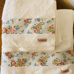 Brand new Cath Kidston Bath and Hand Towels. Selling due to never using and bought another set.