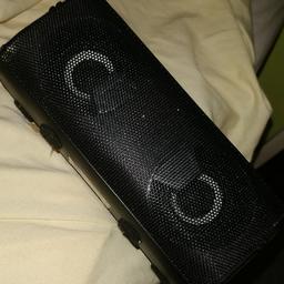 great deal cost me £79.99 when it came out such a great speaker distorts sometimes at high bass but I have been using a bass enhancer so it probably won't normally . battery lasts 7 hours roughly and charges with USB c . great condition I removed the cage as it just made it bigger does not effect sound