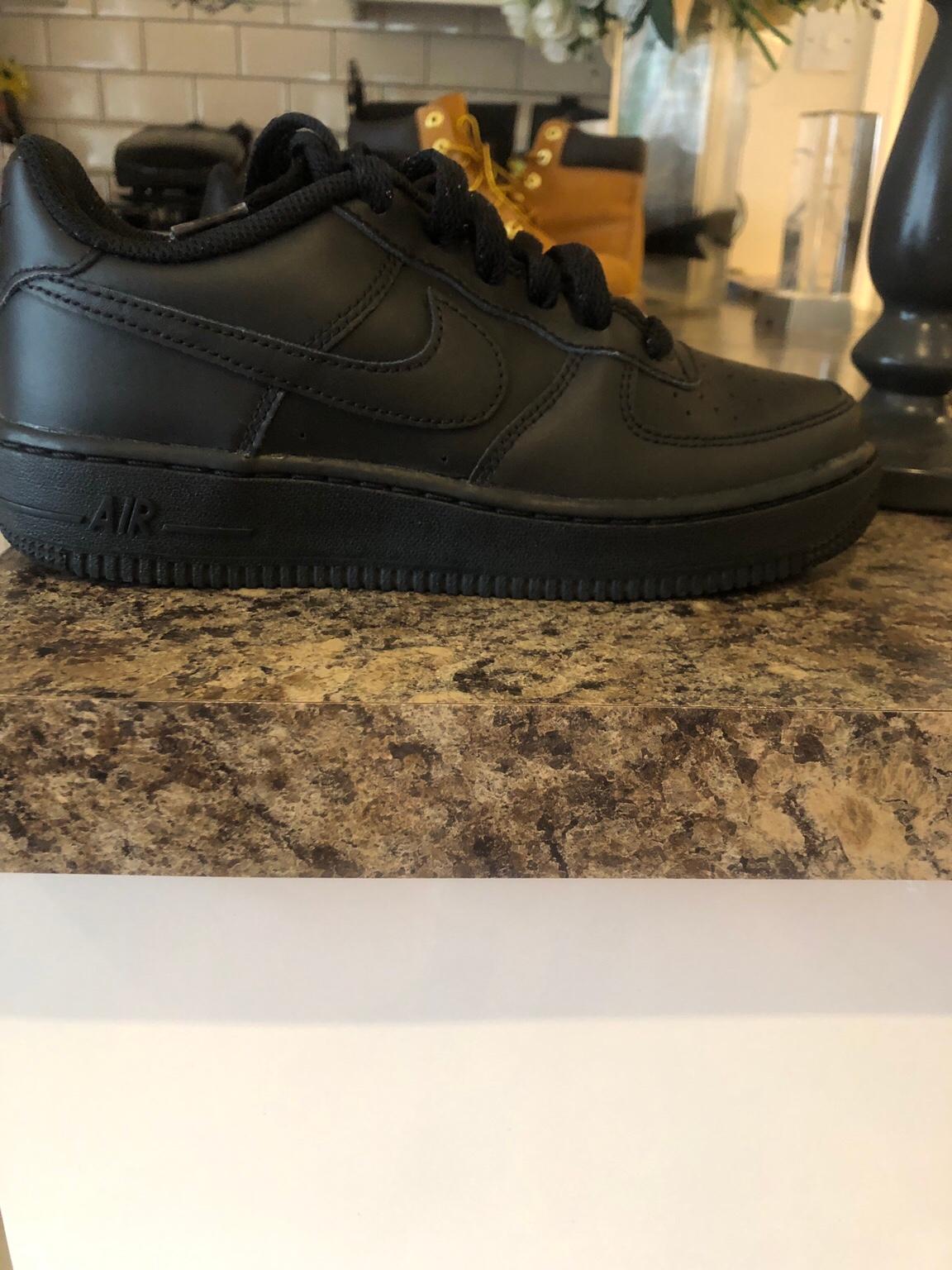 size 4 air force 1 black