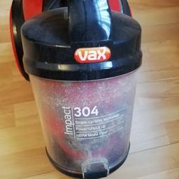 Vax Impact 304 cyclonic hoover/vacuum cleaner. Works well, comes with accessories. Sold as seen, no comebacks. Unable to deliver so buyer collects.