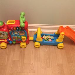 Educational toy with sounds and music, trailer all parts working, (a few alphabet pieces missing) v.good condition