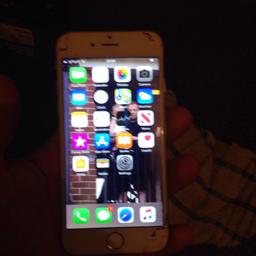 Anyone want to buy a cheap iPhone 6 as you can see it's not in the best condition got broken screen and only half the screen works but everything else works will be alright for parts or Cheap to get fixed open to any network