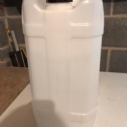 FREE. Must be gone ASAP. 25 litre plastic water container.