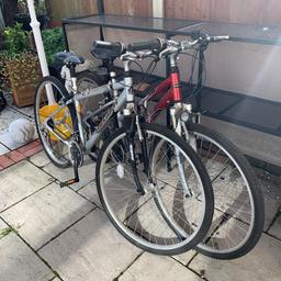 2 bikes not used a lot only a handful of times. Some rust on the handlebars but are in really good condition. Buyer collects £50 for both