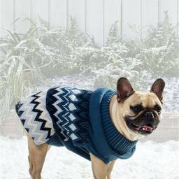 NEW Next Wags & Whiskers Knitted Medium Dog Jumper Blue Fairisle
To Fit Back Length 37-43cm
Breed guide: Beagle, Scottish Terrier, Dachshund
These breads are intended as a guide as the size of your dog may vary