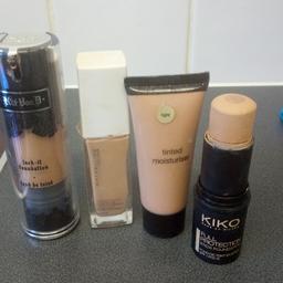 all original, kat Von d and Maybelline only used a few times as not my colour and don't suit me, tinted moisturizer is from marks and Spencers and half used.
can sell seperately
£15 the lot bargain!!!
collection only! 
NO TIMEWASTERS!!!