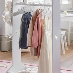Beautiful GLTC sweet heart dress up rail with hangers.  Used but in very good condition.
For more details of the product please follow this link: 
https://www.gltc.co.uk/products/sweetheart-dressing-up-rail?atrkid=V3ADW38B725AC_36959078775_aud-85379276233:pla-820486594490__161803191058_g_c_pla__1o3&gclid=Cj0KCQjwoqDtBRD-ARIsAL4pviBfWikbwtgkLg-a_qUX0YVTgtI8Tsy8Vggb6lShvM7Awz-0dPFy6ZUaAklTEALw_wcB